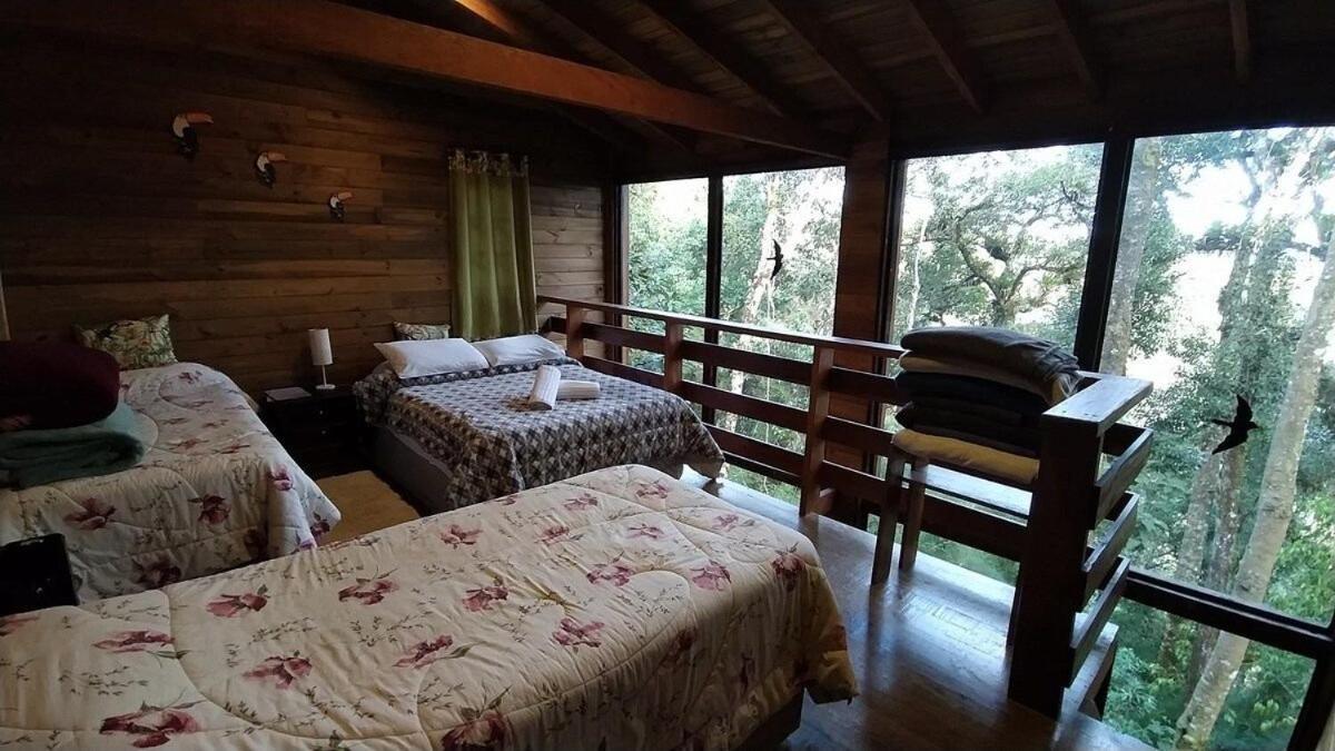 Chale Dos Tucanos- Parede De Vidro Com Linda Vista Campos do Jordao Luaran gambar